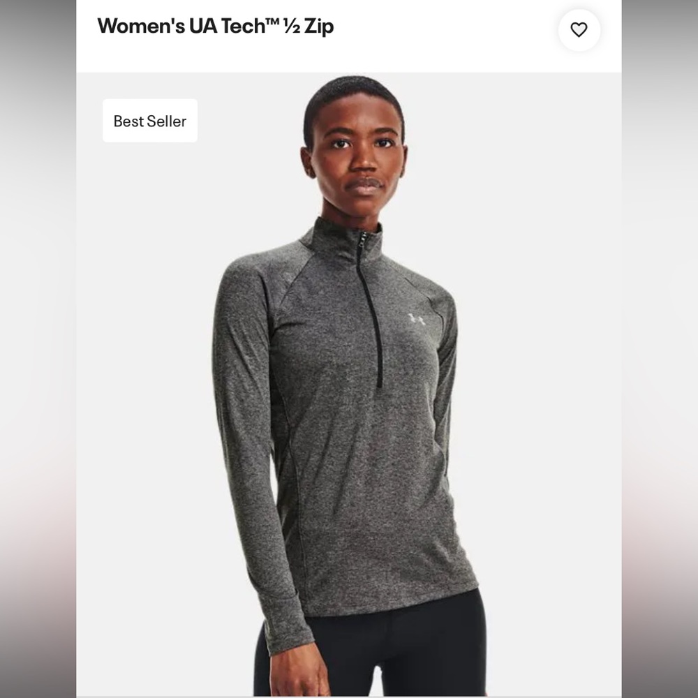 Women’s Under Armour Half Zip - Loose Fit - Size L
